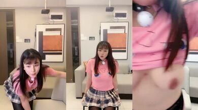 【学妹挺甜雅】新人极品女神激情满满道具自慰深喉被爆操! (3)